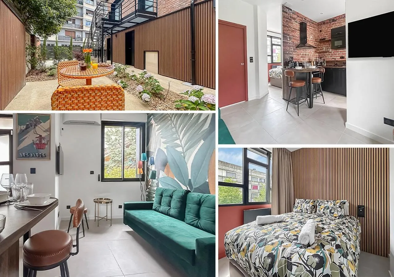 103 Appartement 1 Chambre Elegant Et Lumineux Avec Terrasse Гренобль Апартаменты